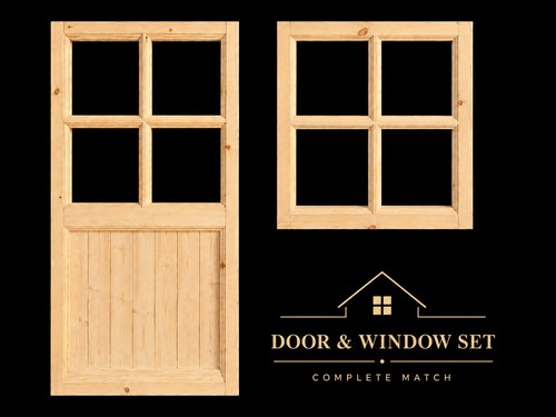 Playhouse door window - playhouse,