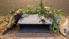 Extra Large XL Personalised Laser Engraved Slate Hideout Cave Basking Vivarium