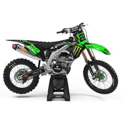 Graphics fits kawasaki kx - mx,