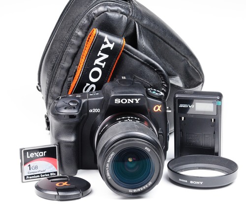 Sony alpha a200 2mp dslr - 10.2mp,