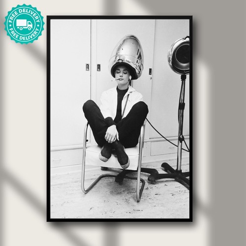 Vintage audrey hepburn smoking - vintage,