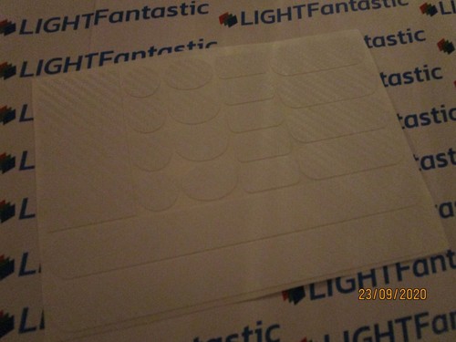 White carbon patch frame - patch,