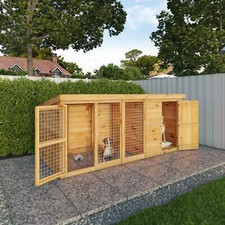 Wooden 10 x 4 Dog Kennel & Run