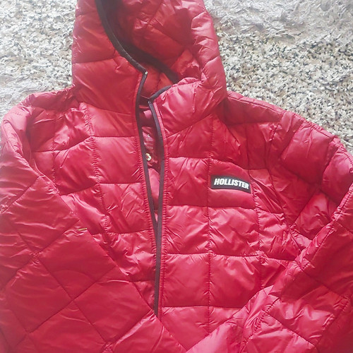Hollister men red hooded - hollister,