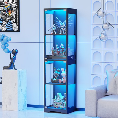 Tier display cabinet with - 4-tier,