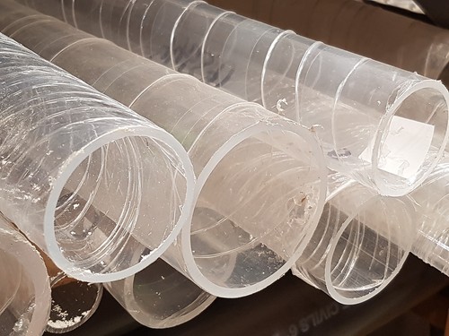 Clear acrylic tube various - clear,