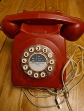 Retro Telephone Red Vintage