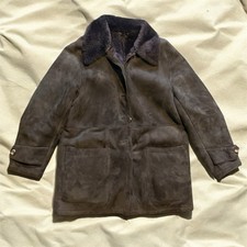 Owen Barry Coat-Large Women’s Grey-Real Sheepskin Lamb Skin and Leather Jacket