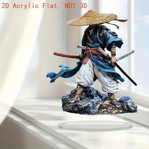 Samurai warrior statue desktop - samurai,