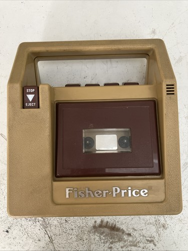 Fisher price 1980 brown - brown, tape
