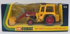 Corgi Toys 54 Massey Ferguson MF 50B Tractor with Shovel c/w Original Box