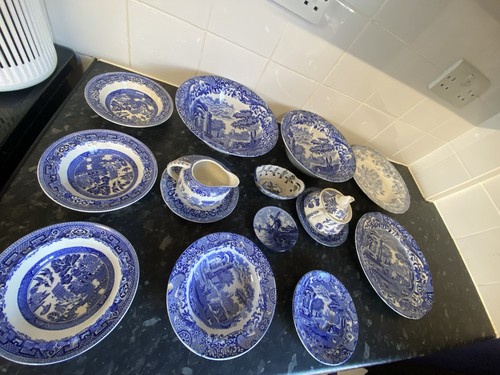 Delft blue willow - willow, &