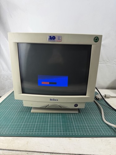 Vintage belinea crt monitor - vintage,