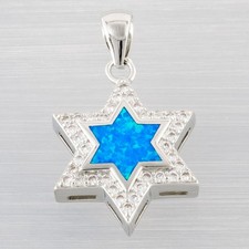 Star of David Ocean Blue Fire