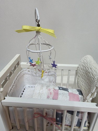 Dolls house baby cot - dolls,