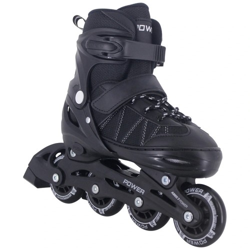 Black inline skates - black, size