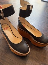 Vivienne Westwood Rocking Horse Ankle Strap Shoes Black US6.0/ UK4.5/ EU36