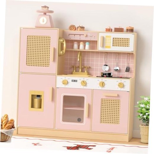 Wooden kids play - wooden, kitchen