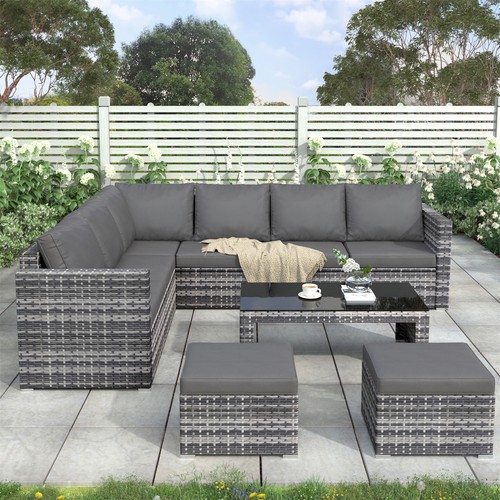Garden corner sofa rattan - garden,