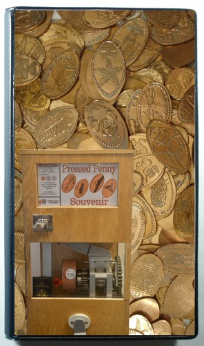 Pressed penny collector book - pressed,