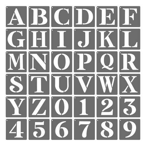Inch plastic small letter - 1,