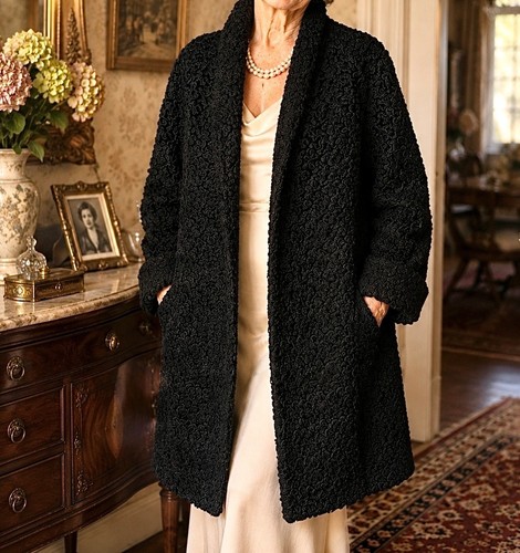Vintage astrakhan coat - -, at