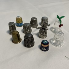 Vintage Pewter, glass & brass