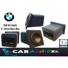 1000W BMW E46 SKI HATCH 8" ACTIVE SUBWOOFER 