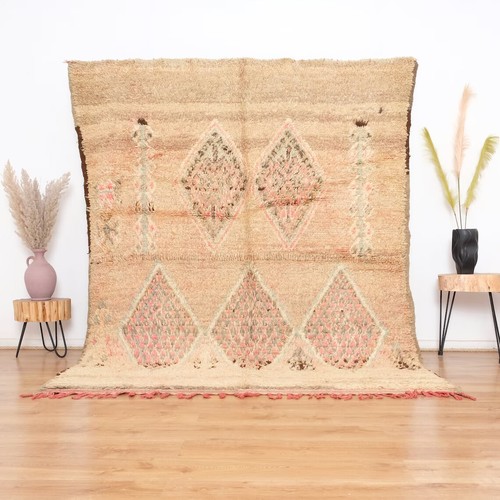 Vintage moroccan rug - moroccan,