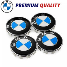 Set of 4 BMW Wheel Centre Caps 68mm - 1 3 5 7 Series, X5 X6 M & Z Series