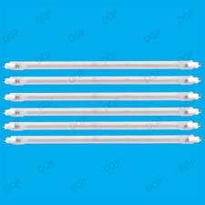 6x 400W Halogen Heater Replacement Tubes 195mm Fire Bar Heater Lamp Element Bulb