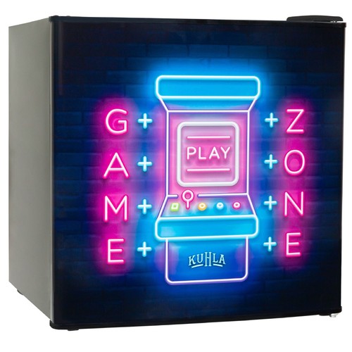 Kuhla black mini fridge - black,