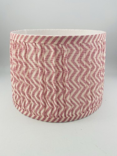 Pink chevron lampshade - pink,