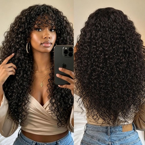 Cury wig with bang 180 - cury,