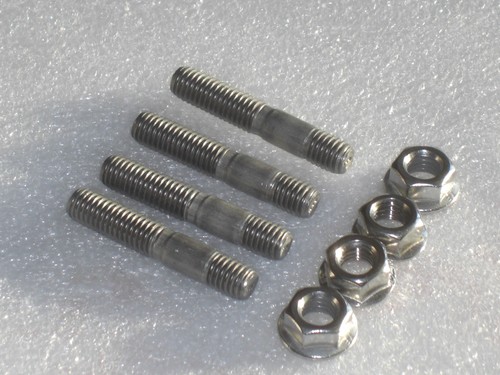 Stainless exhaust studs - 4x, m8