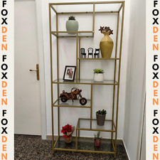Modern Metal Bookcase Tall