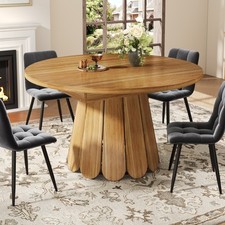 Extendable Round Dining Table