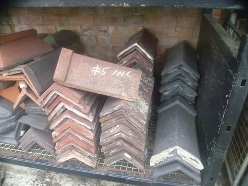 Roof ridge tiles reclaimed - tiles,