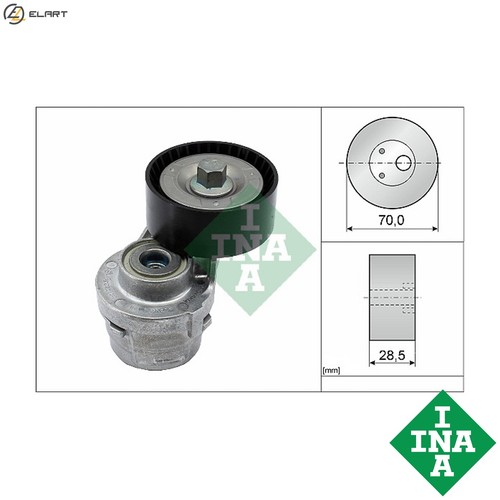 Tensioner lever vribbed belt - tensioner,