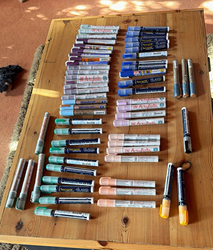 Zig acryliste 6mm - 6mm, chalk