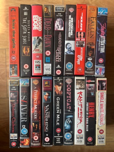 Horror vhs tapes - vhs,