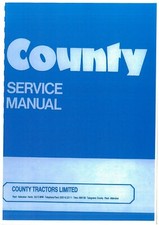 County Tractor Super 6 - 954 1004 1124 764 774 964 974 1164TW 1184TW Workshop 