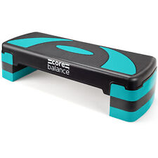 Aerobic Stepper Platform Adjustable Exercise Step Board 3 Level Core Balance
