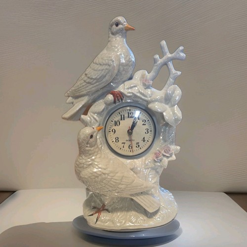 Eleco white ceramic clock - white,