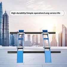 2T Blue Electrical Cable Reel Drum Holder and De-Reeling Dispenser Stand Roller 