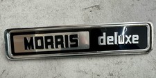 MORRIS CZK 6117 MARINA VAN & PICK UP ‘MORRIS DELUXE’ REAR BADGE (SMALL DENTS)