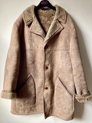 Vintage sheepskin caramel - sheepskin,
