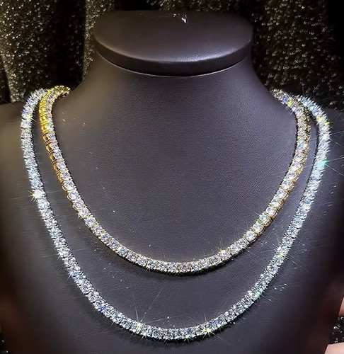 Tennis chain iced out real - tennis,