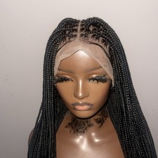 Full Lace Black Knotless Braided Wig