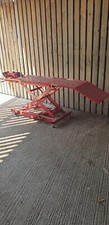 Hydraulic Motorbike Lift Motorcycle Ramp Table. 800lb. Check Size description
